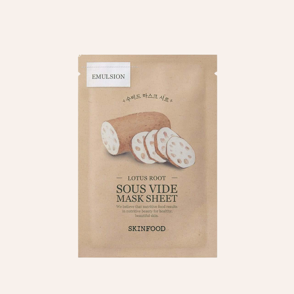 Sous vide mask sheet