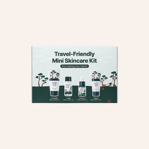 Pine Calming Cica Travel Routine Trial Kit