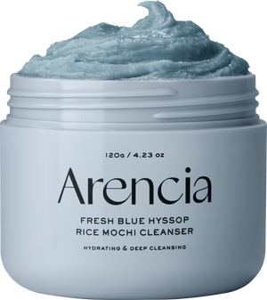 Blue Hyssop Rice Mochi Cleanser