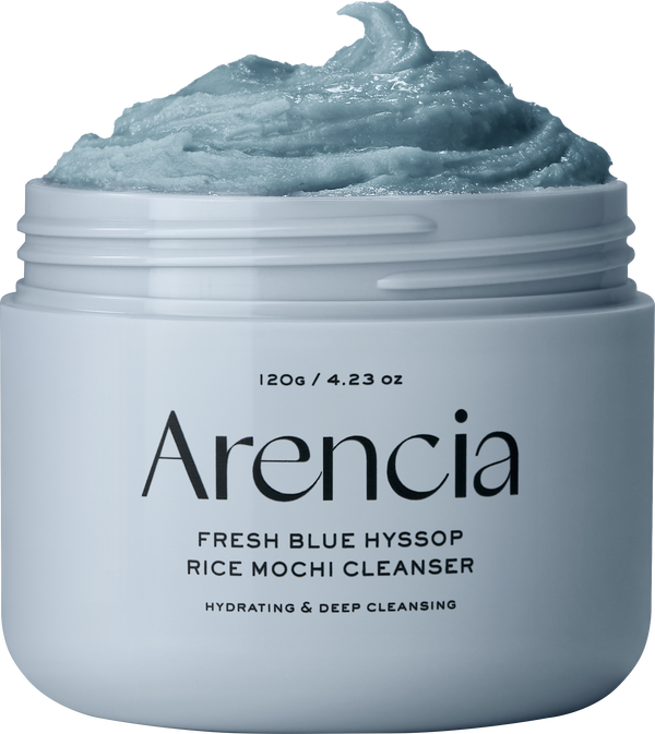 Blue Hyssop Rice Mochi Cleanser