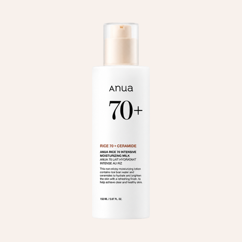 Lait hydratant Anua Rice 70 Intensive Moisturizing Milk 150ml skincare coréenne Joia