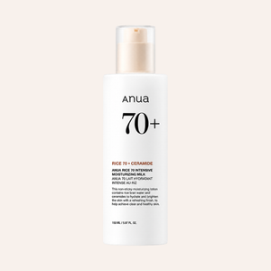 Lait hydratant Anua Rice 70 Intensive Moisturizing Milk 150ml skincare coréenne Joia