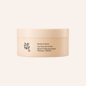 Patchs contour des yeux Beauty of Joseon Revive Under Eye Patch Ginseng + Retinal 60pcs skincare coréenne Joia