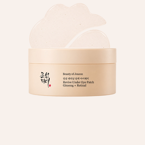 Patchs contour des yeux Beauty of Joseon Revive Under Eye Patch Ginseng + Retinal 60pcs skincare coréenne Joia