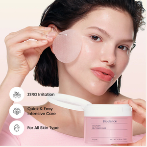 Pads visage Biodance Collagen Gel Toner Pads 60pcs skincare coréenne Joia