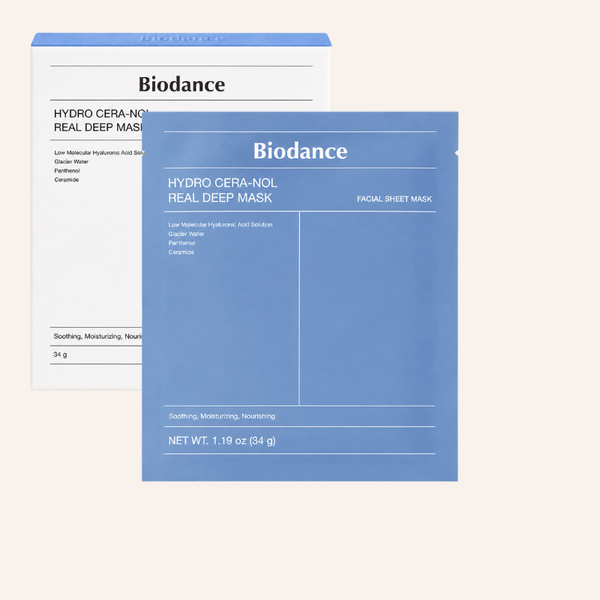 Masque visage Biodance Hydro Cera-Nol Real Deep Mask skincare coréenne Joia