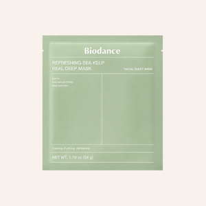 Masque visage Biodance Refreshing Sea Kelp Real Deep Mask skincare coréenne Joia