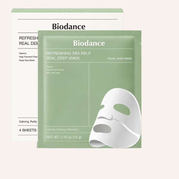 Masque visage Biodance Refreshing Sea Kelp Real Deep Mask skincare coréenne Joia