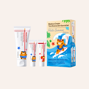 Coffret soin visage Centellian24 Madeca Cream Time Reverse Zero Set 80ml 15ml 15ml skincare coréenne Joia