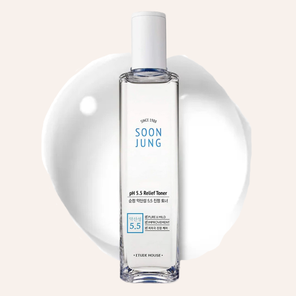 Lotion tonique ETUDE Soon Jung pH 5.5 Relief Toner 200ml skincare coréenne Joia