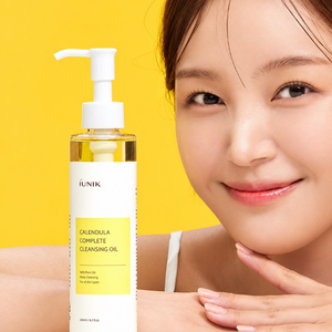 Huile démaquillante Iunik Calendula Complete Cleansing Oil 200ml skincare coréenne Joia