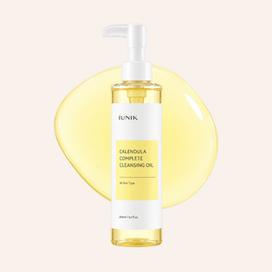 Huile démaquillante Iunik Calendula Complete Cleansing Oil 200ml skincare coréenne Joia