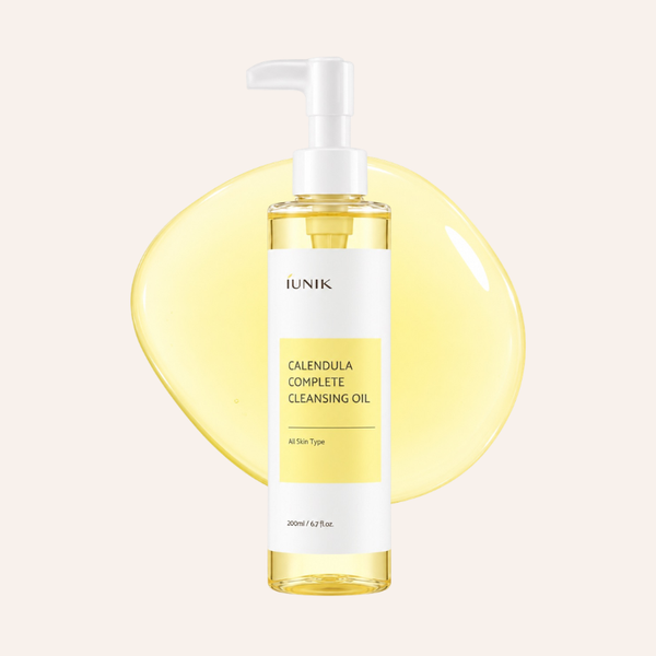 Huile démaquillante Iunik Calendula Complete Cleansing Oil 200ml skincare coréenne Joia
