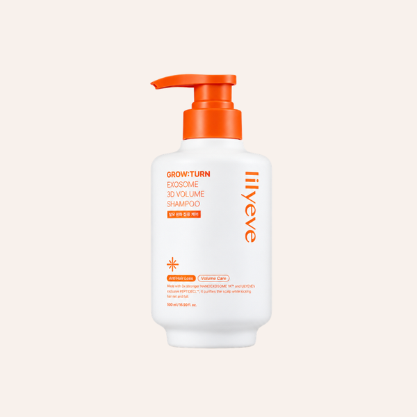 Shampooing volumateur Lilyeve Grow Turn Exosome 3D Volume Shampoo 500ml skincare coréenne Joia