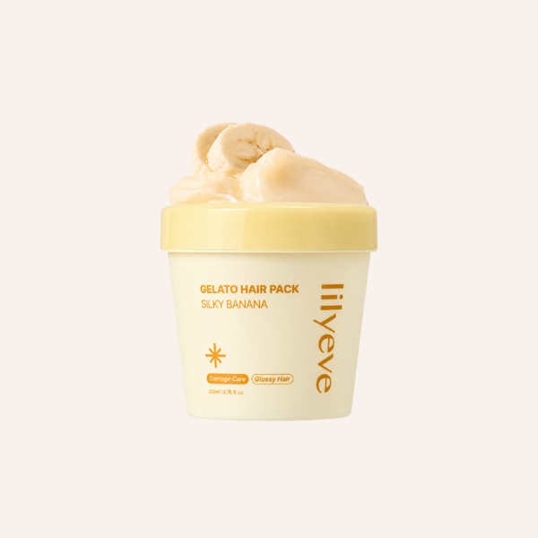 Masque cheveux Lilyeve Repairturn Gelato Hairpack Silky Banana 200ml skincare coréenne Joia