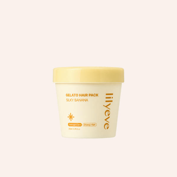 Masque cheveux Lilyeve Repairturn Gelato Hairpack Silky Banana 200ml skincare coréenne Joia