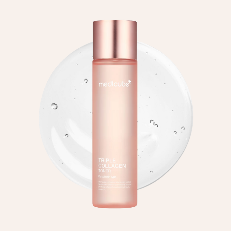 Lotion tonique Medicube Triple Collagen Toner 140ml skincare coréenne Joia