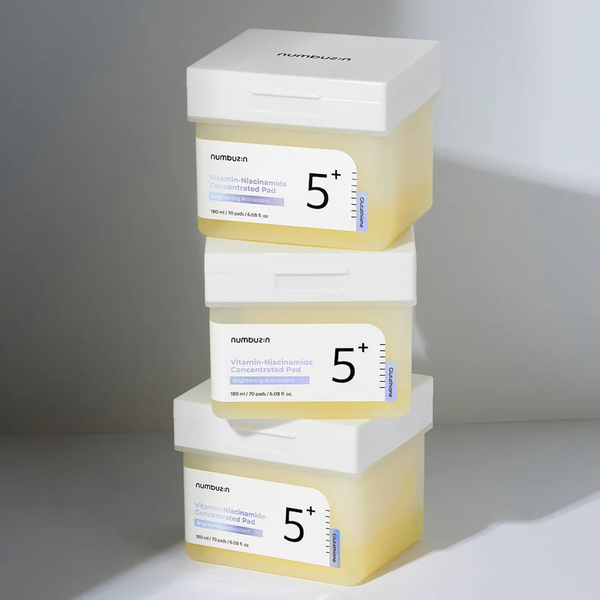 Pads visage Numbuzin No.5 Vitamin-Niacinamide Concentrated Pad 70pcs skincare coréenne Joia