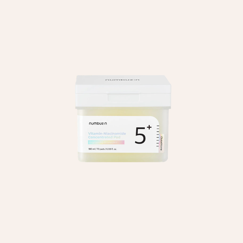 Pads visage Numbuzin No.5 Vitamin-Niacinamide Concentrated Pad 70pcs skincare coréenne Joia