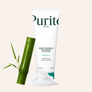 Gel nettoyant visage Purito Seoul Mighty Bamboo Panthenol Cleanser 150ml skincare coréenne Joia