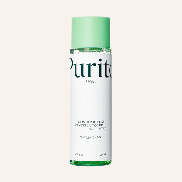 Lotion tonique Purito Wonder Releaf Centella Toner Unscented 200ml skincare coréenne Joia