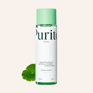 Lotion tonique Purito Wonder Releaf Centella Toner Unscented 200ml skincare coréenne Joia
