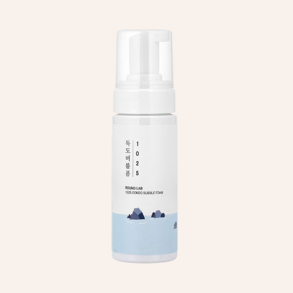 Mousse nettoyante Round Lab 1025 Dokdo Bubble Foam 150ml skincare coréenne Joia