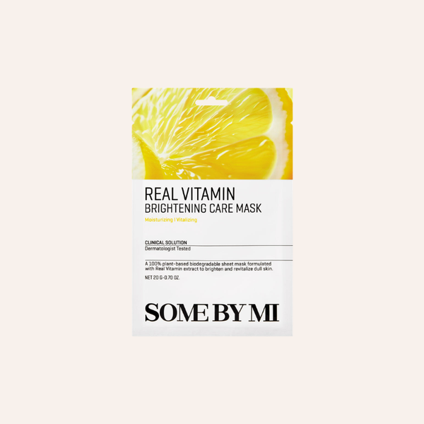 Masques visage Some By Mi Real Care Mask acide hyaluronique vitamine C glutathione AHA BHA PHA snail super matcha real honey skincare coréenne Joia